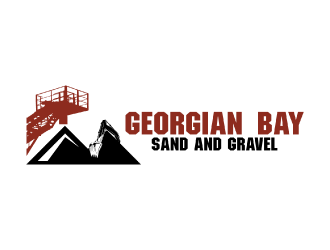 Georgian Bay Sand and Gravel  logo design by nona