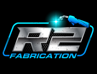 R2 Fabrication  logo design by DreamLogoDesign