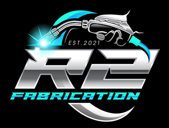 R2 Fabrication  logo design by DreamLogoDesign