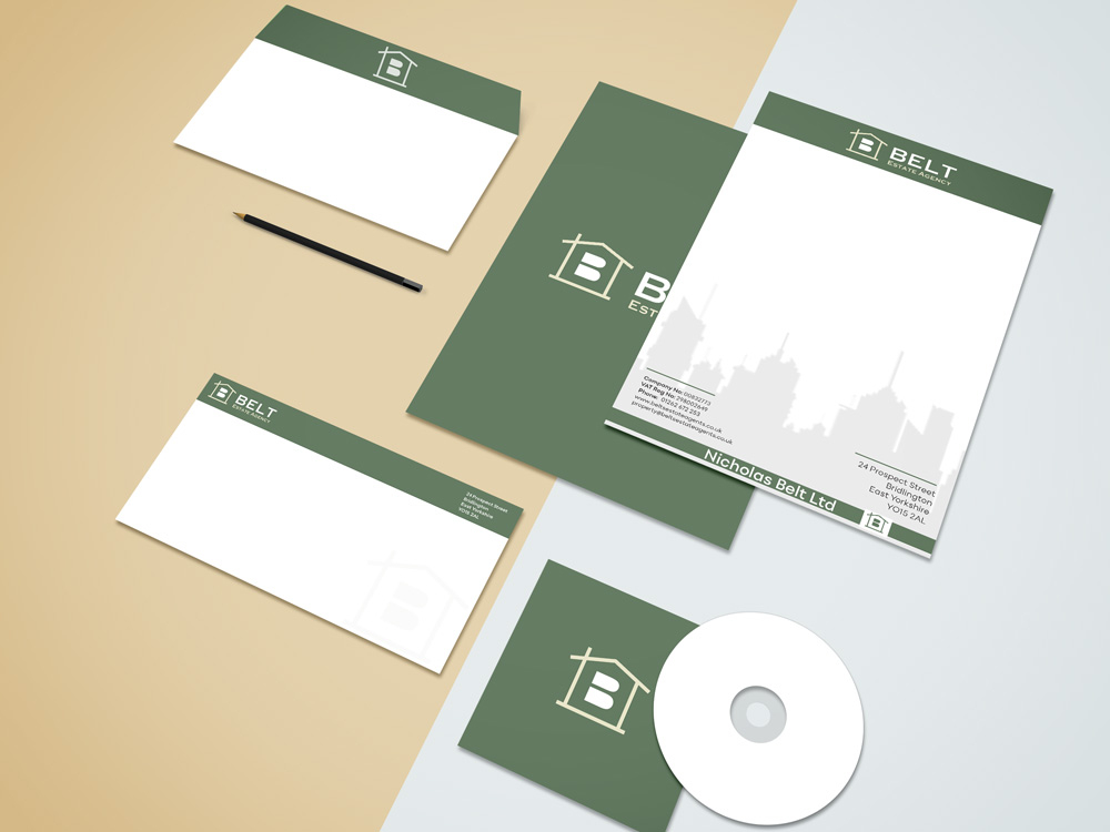 Belt Estate Agency logo design by grea8design