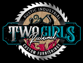 Two Girls Reclaimed logo design by DreamLogoDesign