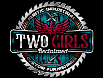 Two Girls Reclaimed logo design by Suvendu