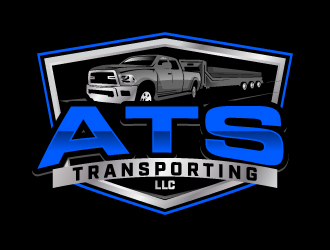 ATS TRANSPORTING LLC  logo design by jaize