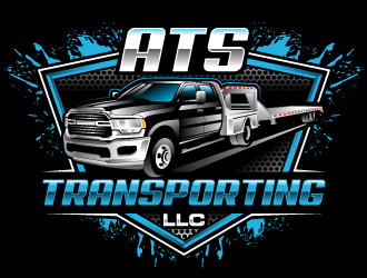 ATS TRANSPORTING LLC  logo design by Suvendu