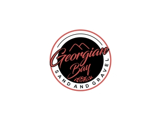 Georgian Bay Sand and Gravel  logo design by AnandArts