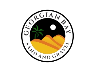 Georgian Bay Sand and Gravel  logo design by AnandArts