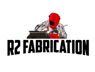 R2 Fabrication  logo design by ElonStark