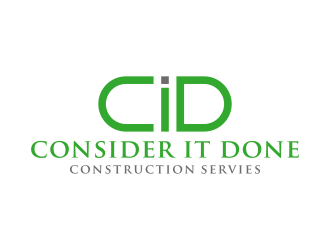 Consider It Done Construction Servies  logo design by salis17