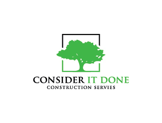 Consider It Done Construction Servies  logo design by Fear