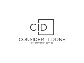 Consider It Done Construction Servies  logo design by hopee