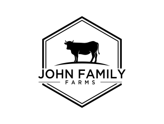 John Family Farms logo design by oke2angconcept