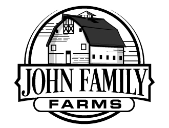 John Family Farms logo design by ElonStark