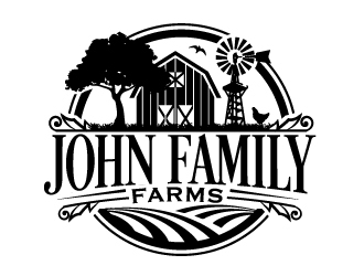 John Family Farms logo design by ElonStark