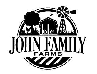 John Family Farms logo design by ElonStark