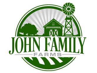 John Family Farms logo design by ElonStark