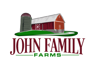 John Family Farms logo design by ElonStark