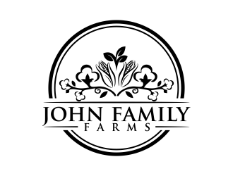 John Family Farms logo design by oke2angconcept