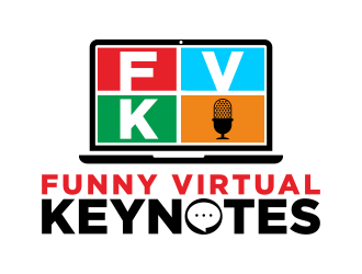 Funny Virtual Keynotes logo design by Realistis