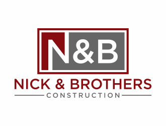 Nick & Brothers Construction logo design by Franky.