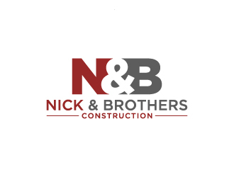 Nick & Brothers Construction logo design by Creativeminds