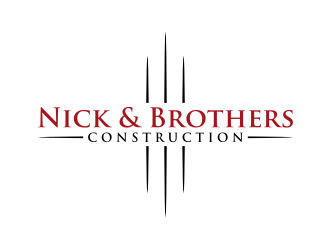 Nick & Brothers Construction logo design by puthreeone