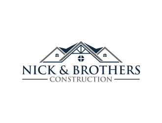 Nick & Brothers Construction logo design by Purwoko21