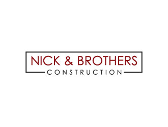 Nick & Brothers Construction logo design by aryamaity