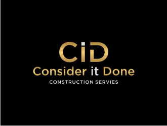 Consider It Done Construction Servies  logo design by asyqh