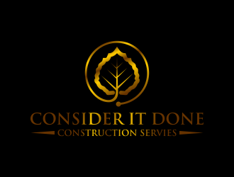 Consider It Done Construction Servies  logo design by dodihanz