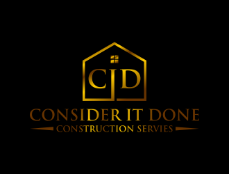 Consider It Done Construction Servies  logo design by dodihanz