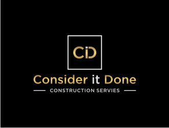 Consider It Done Construction Servies  logo design by asyqh