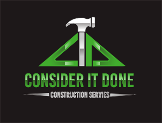 Consider It Done Construction Servies  logo design by niichan12