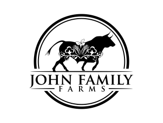 John Family Farms logo design by oke2angconcept