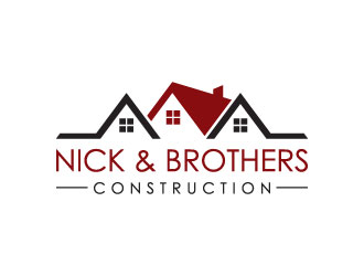 Nick & Brothers Construction logo design by aryamaity