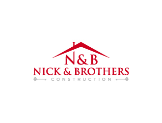 Nick & Brothers Construction logo design by wongndeso