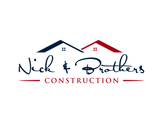 Nick & Brothers Construction logo design by GassPoll