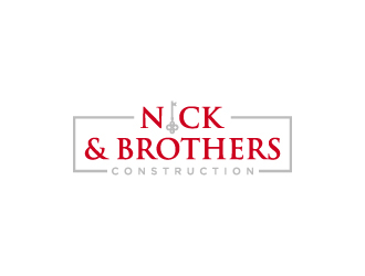 Nick & Brothers Construction logo design by wongndeso