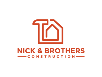 Nick & Brothers Construction logo design by jafar