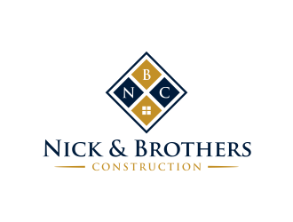 Nick & Brothers Construction logo design by GassPoll