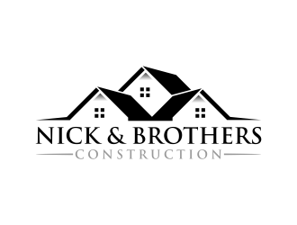 Nick & Brothers Construction logo design by mukleyRx