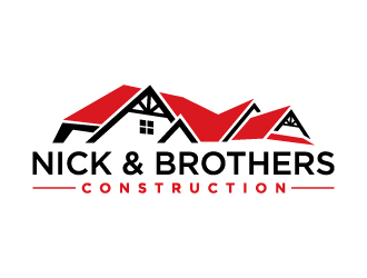 Nick & Brothers Construction logo design by sakarep