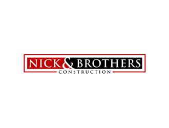 Nick & Brothers Construction logo design by alby