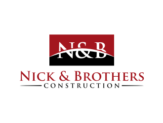 Nick & Brothers Construction logo design by puthreeone