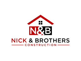 Nick & Brothers Construction logo design by alby