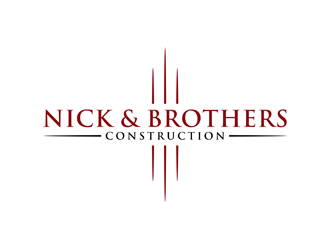 Nick & Brothers Construction logo design by alby