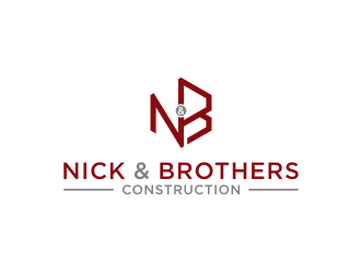 Nick & Brothers Construction logo design by Gravity