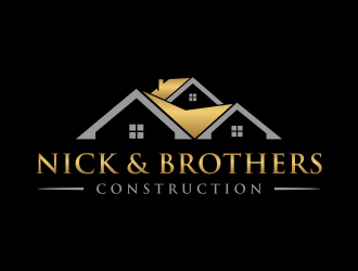 Nick & Brothers Construction logo design by ozenkgraphic