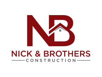 Nick & Brothers Construction logo design by Barkah