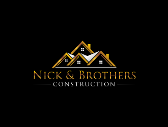 Nick & Brothers Construction logo design by Msinur