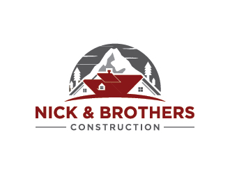 Nick & Brothers Construction logo design by Fear